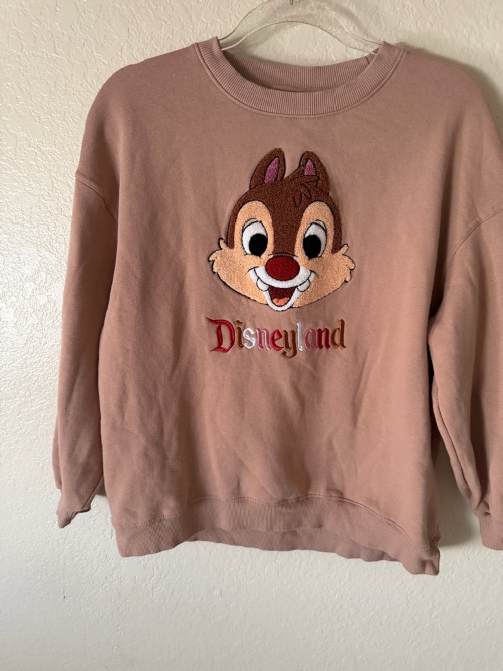 Disneyland Chip ‘n Dale Embroidered Oversized Sweatshirt size XS - Picture 6 of 12